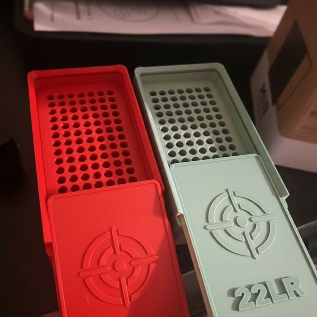 Custom 3D Printed Ammo Storage Box