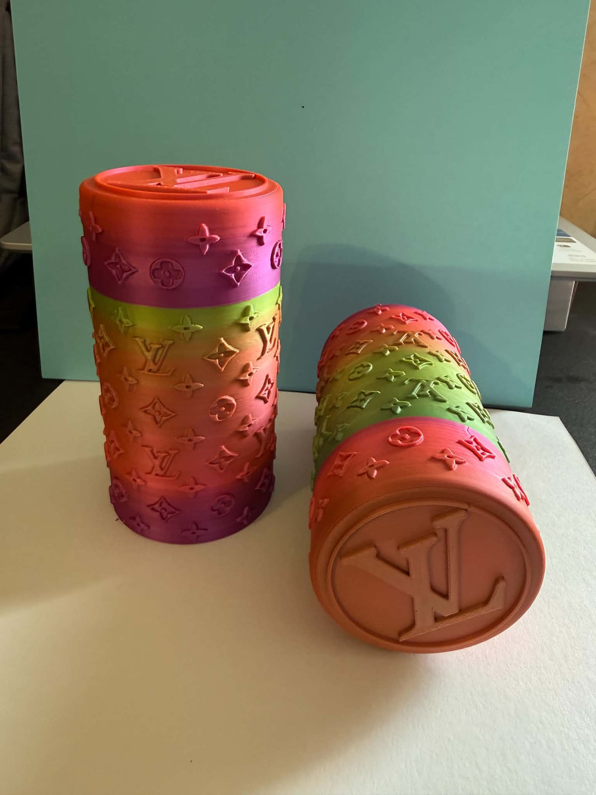 3D Printed Screw-On Cap Cylinder Container